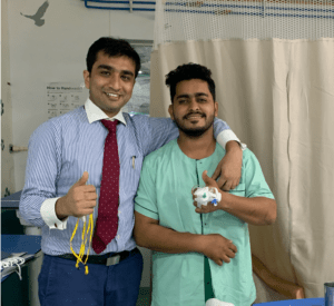 Mr Mohd Ali Yamun Shaikh from Dubai- Treated for varicose veins- happy patient 1